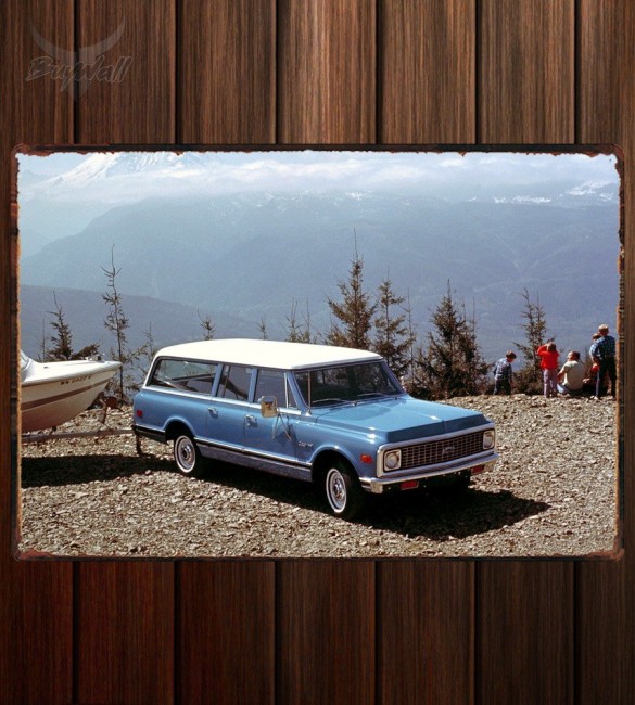 Металлическая табличка Chevrolet Suburban 159 Металлическая табличка Chevrolet Suburban 159